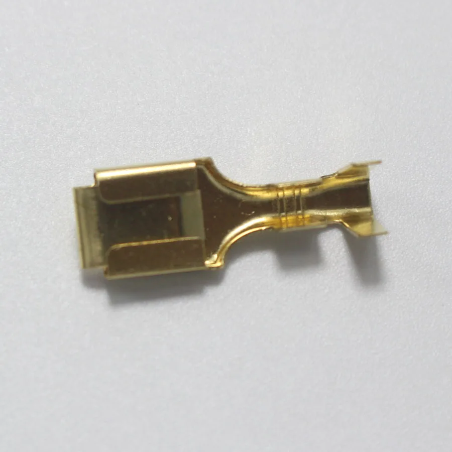20pcs 7.8 Inserted Spring Terminals 7.8mm Self-locking Brass Crimp Terminal for Connector Accessories | Обустройство дома