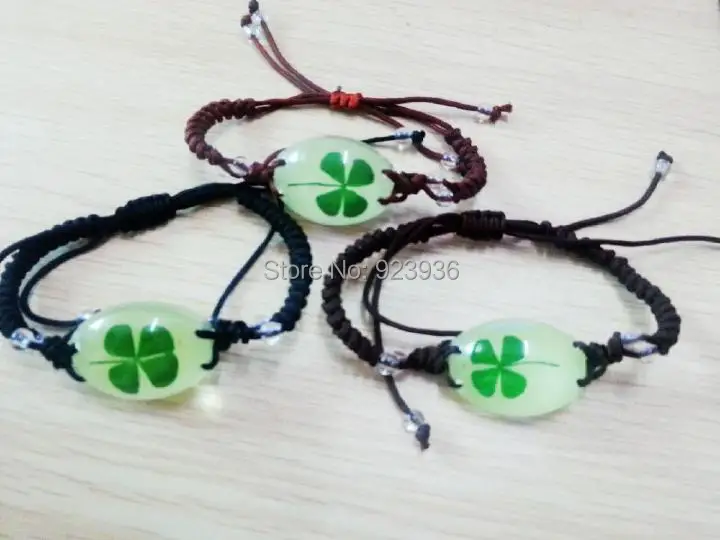 3 шт. натуральный зеленый четырехлистный клевер на удачу крутой летний