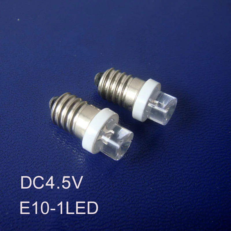 

High quality DC4.5V 5V E10 led Signal light, E10 Indicator Light E10 Led Instrument light bulb lamp free shipping 100pcs/lot