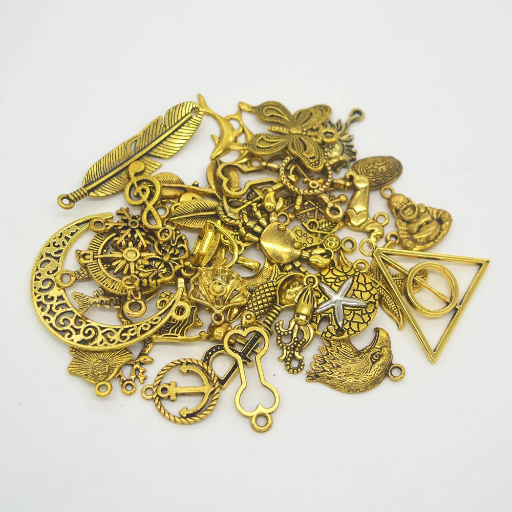 Оптовая продажа 7 цветов в ассортименте 100 шт. стандартная Европейская Подвеска