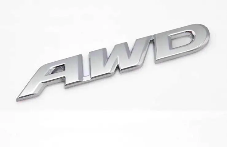 

Zinc 1PCS Alloy Sticker Car AWD SUV Rear Sticker AWD Emblem Metal Rear Sticker Decals Sticker Fit For Crosstour CRV