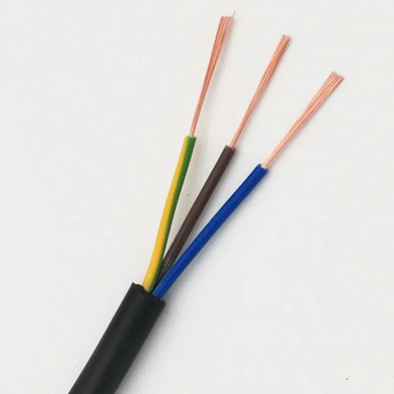 22AWG 3C 5Meter 5 м 24 AWG 22 AWG 20 AWG кабель РВВ 2/3/4/5/6/7/8 ядер Медный провод электрический кабель RVV черный мягкий изолированный провод - Цвет: 22AWG 3C 5Meter