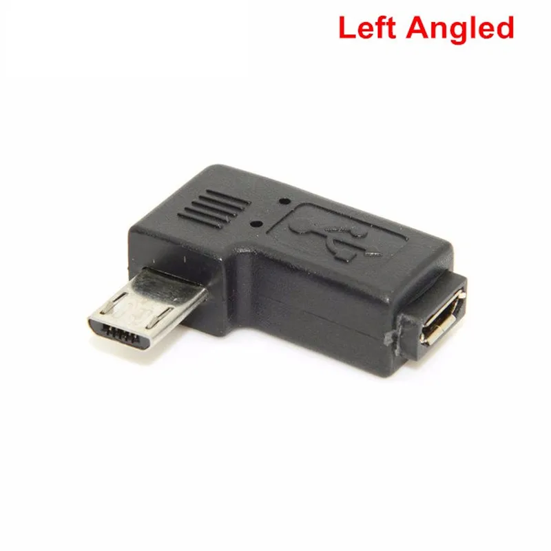 9mm Long plug Connector 90 Degree Right &amp Left Angled Micro USB 2.0 5Pin Male to Female M F Extension connector Adapter | Компьютеры и