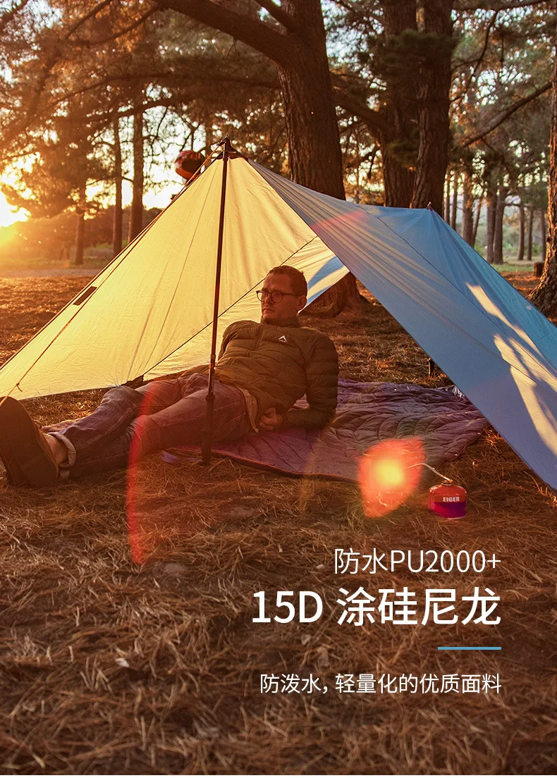 Naturehike 15D нейлон Многофункциональный портативный пляжный тент Кемпинг большая беседка Открытый Кемпинг большой навес