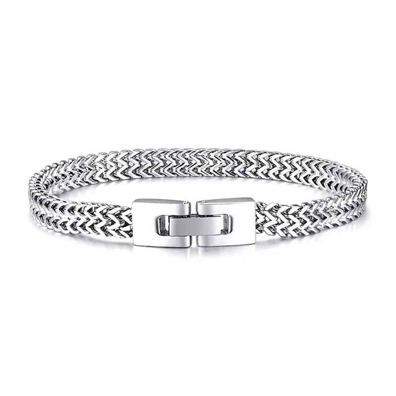 Мужской браслет цепочка BOAKO из нержавеющей стали ly Бали 8 26 дюйма B40|Цепочки и