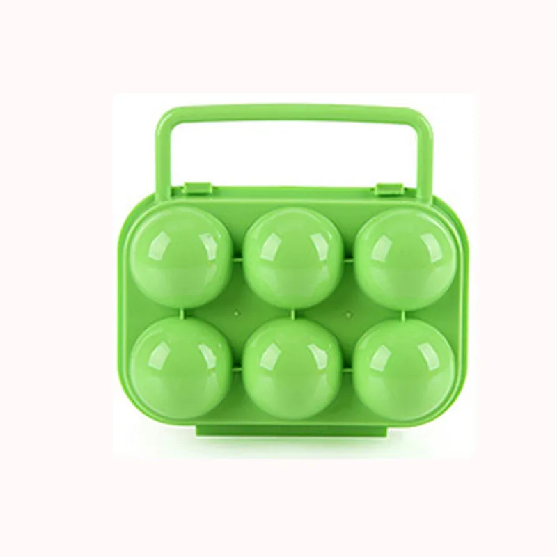 Portable 6 Eggs Tray Holder Egg Storage Box Refrigerator Crisper Container Home Organizer | Дом и сад