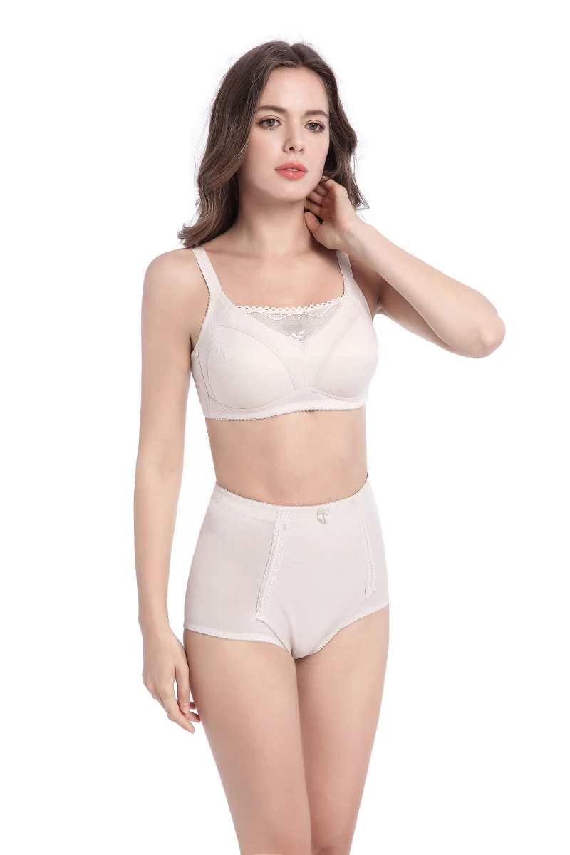 Новинка 2019 мягкий беспроводной кружевной бюстгальтер с имитацией груди после