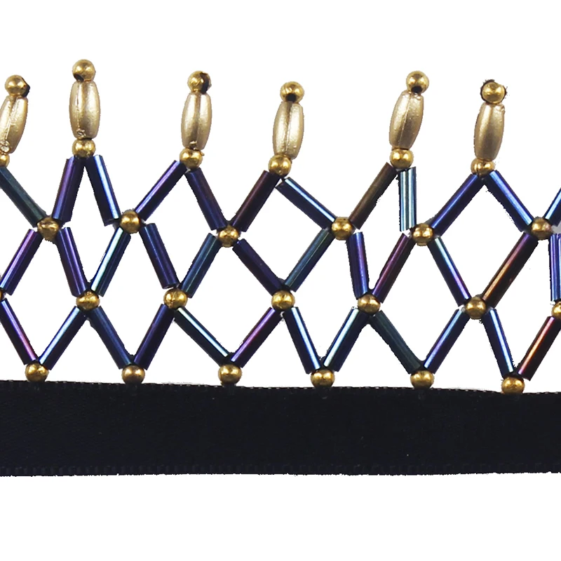 1 ярд плетеная стандартная кружевная лента с отделкой Кружевная аппликация