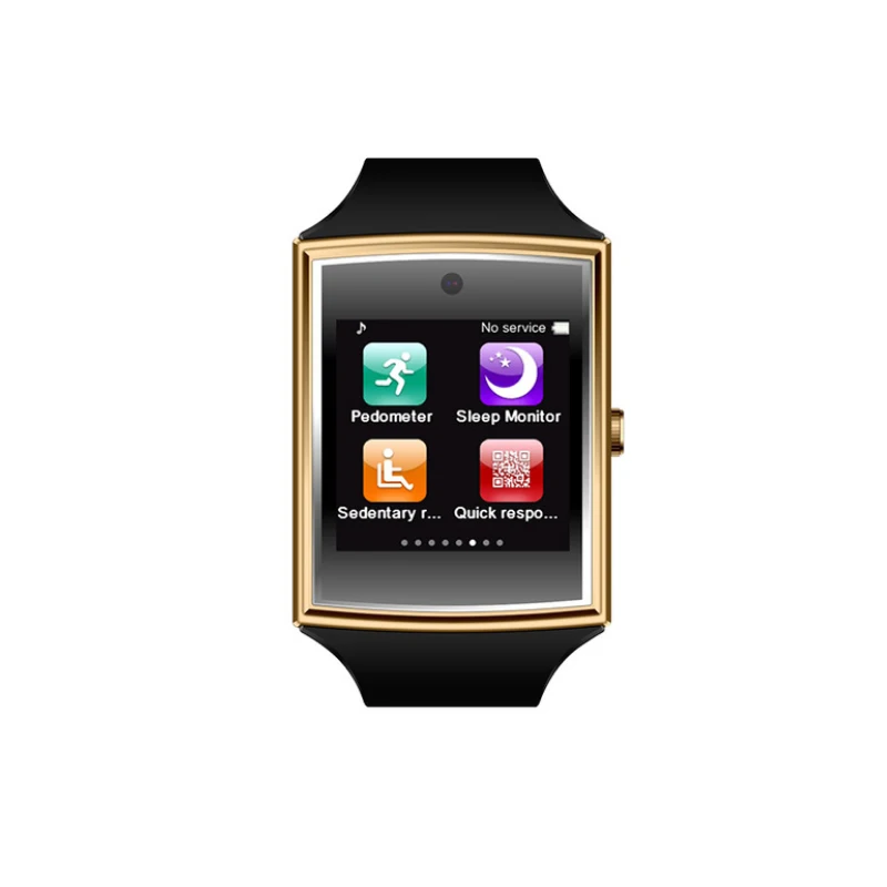Gold Eagwood Новые Bluetooth Смарт часы FM радио NFC SIM TF карта камера видео рекордер музыкальный плеер Синхронизация SMS Smartwatch для мужчин и женщин подарок - Цвет: Gold