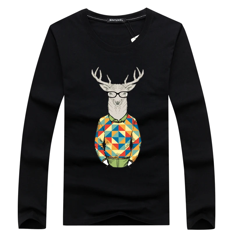 Мужская футболка с длинным рукавом однотонная Повседневная большого размера 5XL