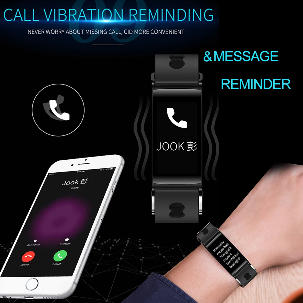 ZUCOOR Smart Bracelet Pulsometro Wristband Pulse Band CB07 Pedometer Fitness Monitor Activity Tracker Men's Electronics Devices |
