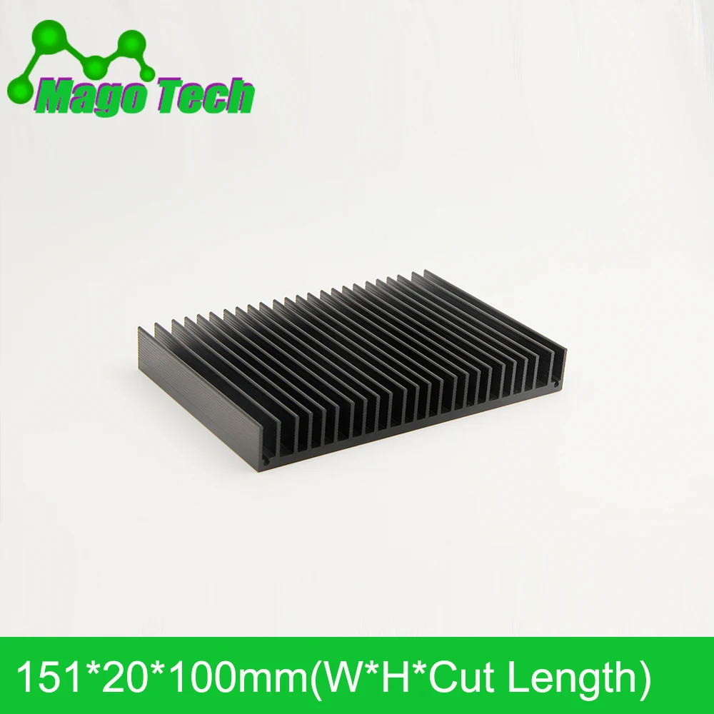 Светодиодный радиатор в виде пластины алюминиевый 80 Вт 60 Охлаждающий охладитель