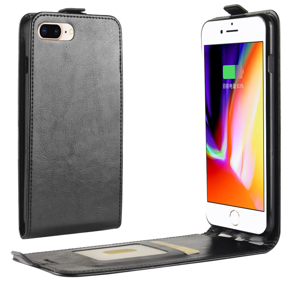 Чехол для iPhone 7 Plus/iPhone 7 раскладушка кожаный чехол с магнитной застежкой для iPhone 8/8 Plus Защитная крышка чехол для бизнеса