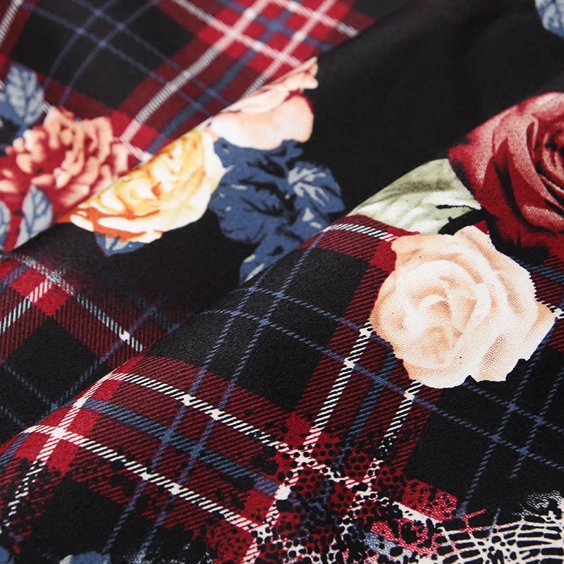 FOLWER vintage fabric WITH lace Retro style Calico Printed cotton for DIY Bag 1 order=50cm*140cm | Дом и сад