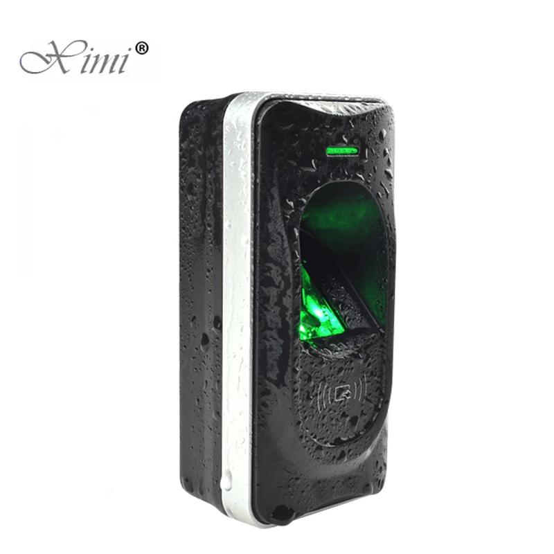 ip65 waterproof fingerprint reader exit reader for f18 access control system rs485 fingerprint and rfid card reader zk fr1200 free global shipping