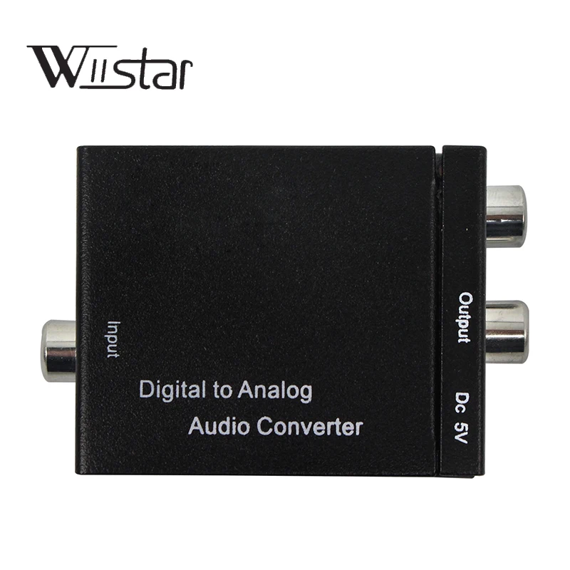 Adaptador convertidor Digital a de Audio analógico Adaptador Digital óptico Coaxial RCA...