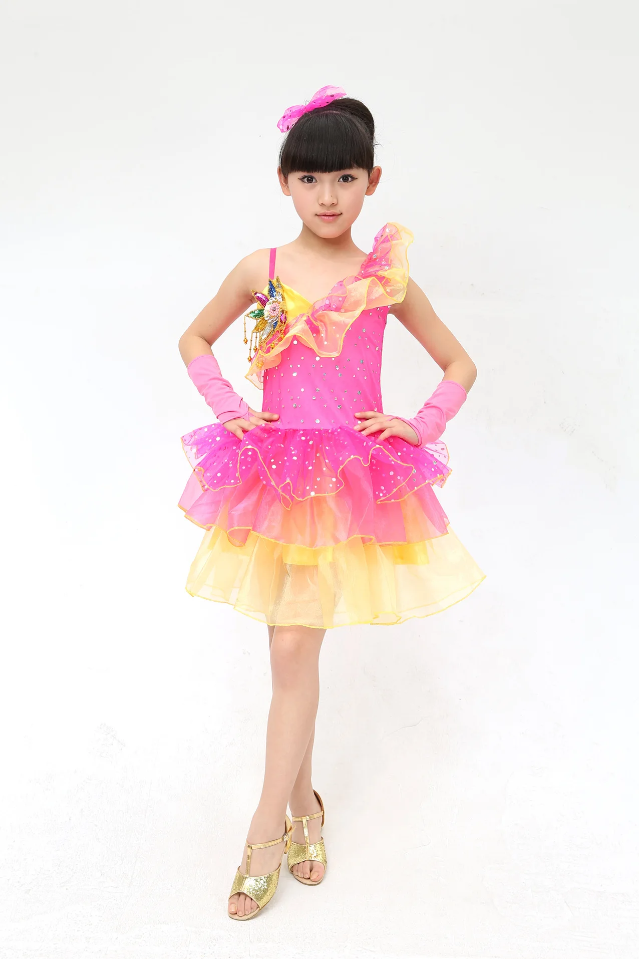 Детские кружевные платья для конкурса бальных танцев гимнастические купальники