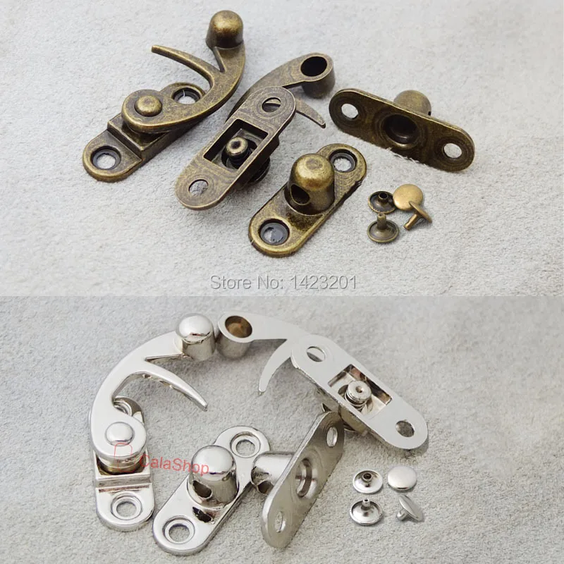 5 компл./лот распашная застежка для сумки коробка закрывания нагрудный