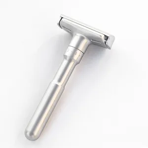 MINGSHI Полный Сплав Цинка Безопасной Бритвы Для Мужчин Регулируемая 1-6 Файлы Бритье Classic Double Edge Бритвыrбритва эпилятор опасная бритва электробритва