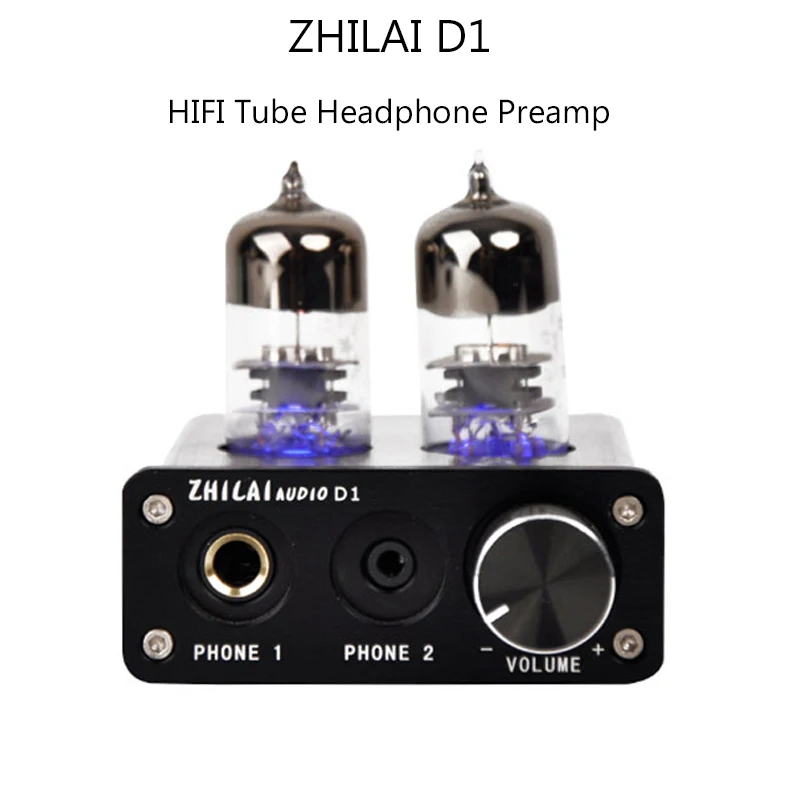 2017 ZHILAI D1 HIFI Усилитель Для Наушников 6J9 J трубки amplifiUSB Аудио Усилители Мощности Чип