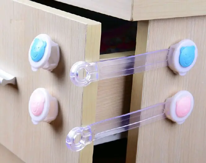 4 шт./лот пластиковые детские замки безопасности многофункциональные ящики для