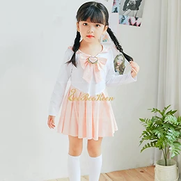 pink dress Аниме Костюм Дети Аниме Косплэй Сейлор Мун Хэллоуина Косплэй костюм Сейлор Мун платье для девочек школьная форма - Цвет: pink dress