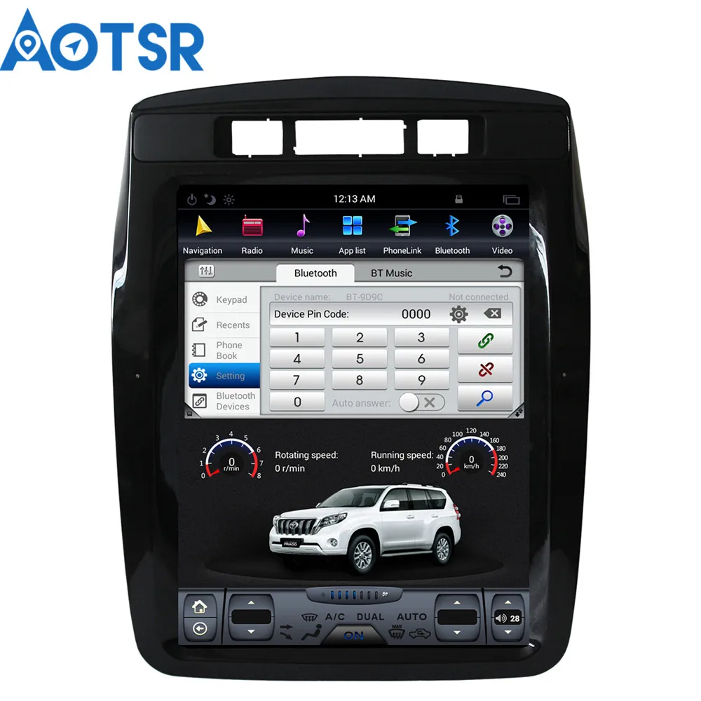 Автомобильный мультимедийный плеер Aotsr Android 7 1 Tesla GPS навигация видео для Volkswagen
