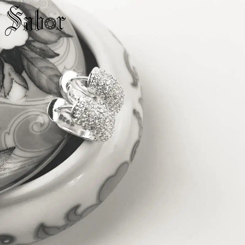 Серьги кольца Creole белые вечерние серьги подарок для женщин высокое качество 2020