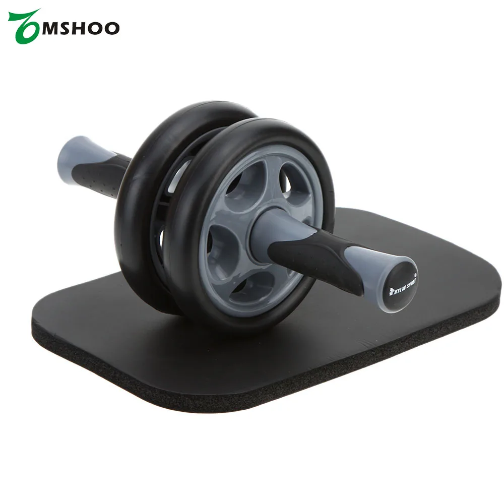Без шума ролик для брюшного пресса колесо Упражнение роликовое с ковриком