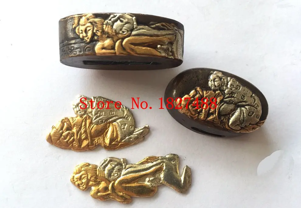 Набор медный меч Tsuba с дизайном орла подходит для японского самурайского катаны