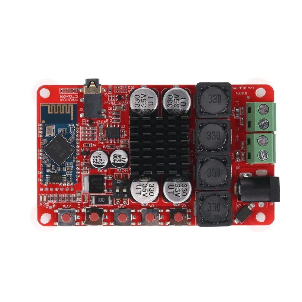 TDA7492 Wireless Bluetoo 4.0 Stereo Digital Power Amplifier Module 50W+50W 2-channel Audio Receiver Board | Инструменты