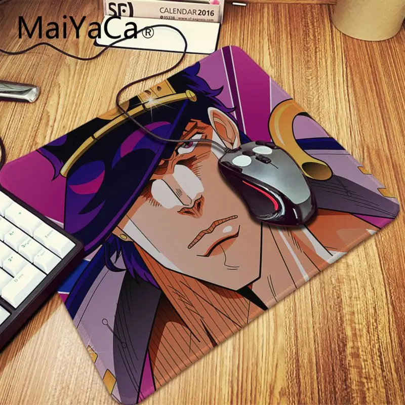 Lock Edge 18x22cm Maiyaca простой дизайн jojo Необычные Приключения геймер игровые коврики коврик для мыши большой размер игровой коврик для мыши Прочный ПК Противоскользящий коврик для мыши - Цвет: Lock Edge 18x22cm
