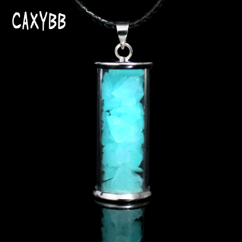 Ожерелье с подвеской в виде флуоресцентного желаемого стекла|glow in the|necklace chainstone