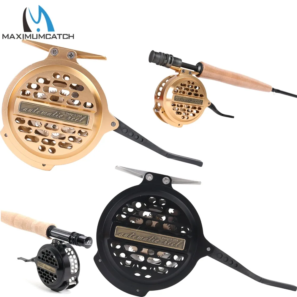 Алюминиевая катушка Maximumcatch Y4 70 супер светильник серебристый/черный|fly fishing reel|fly