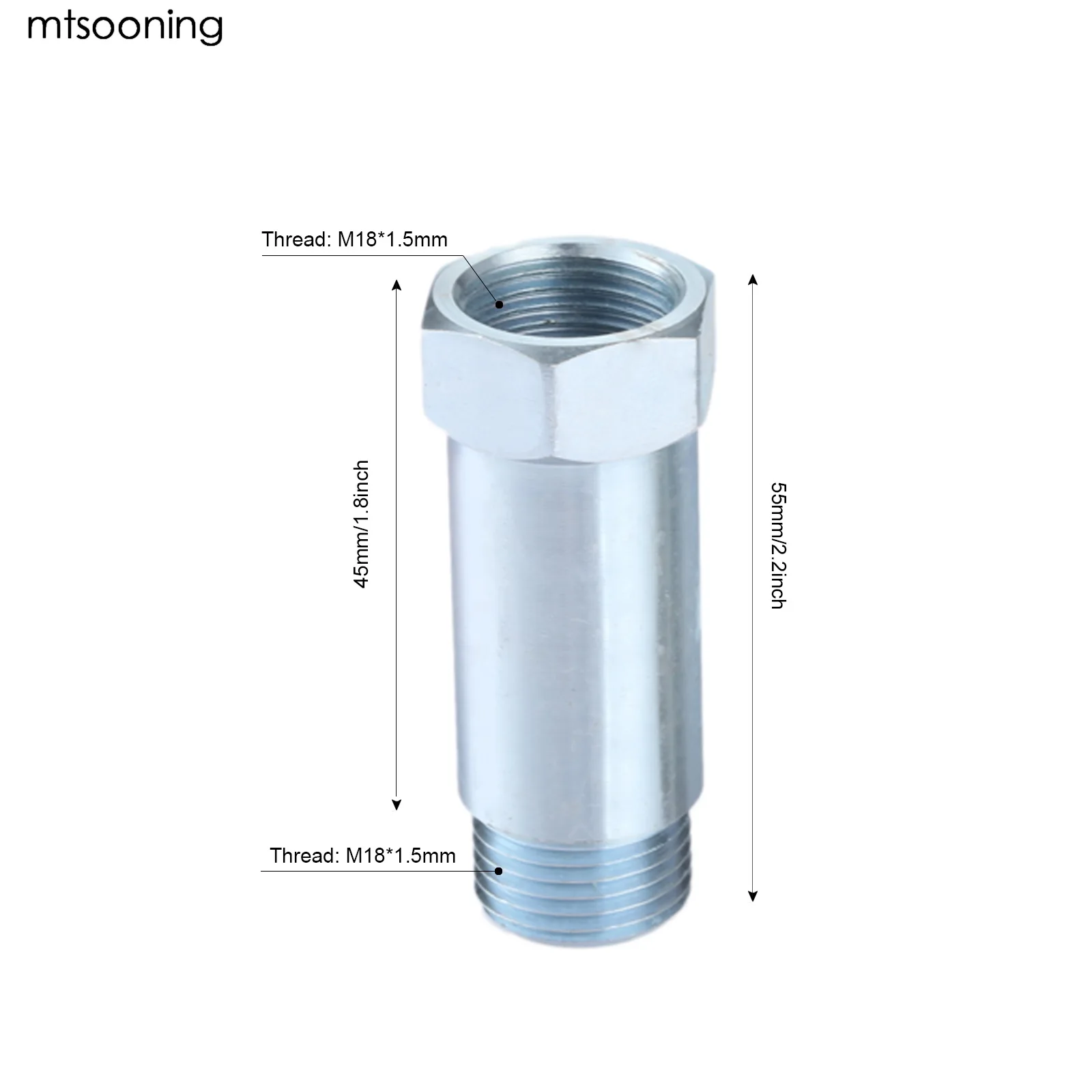2 шт. O2 кислородный датчик Lambda M18 x1.5 удлинитель разделитель Выпускной