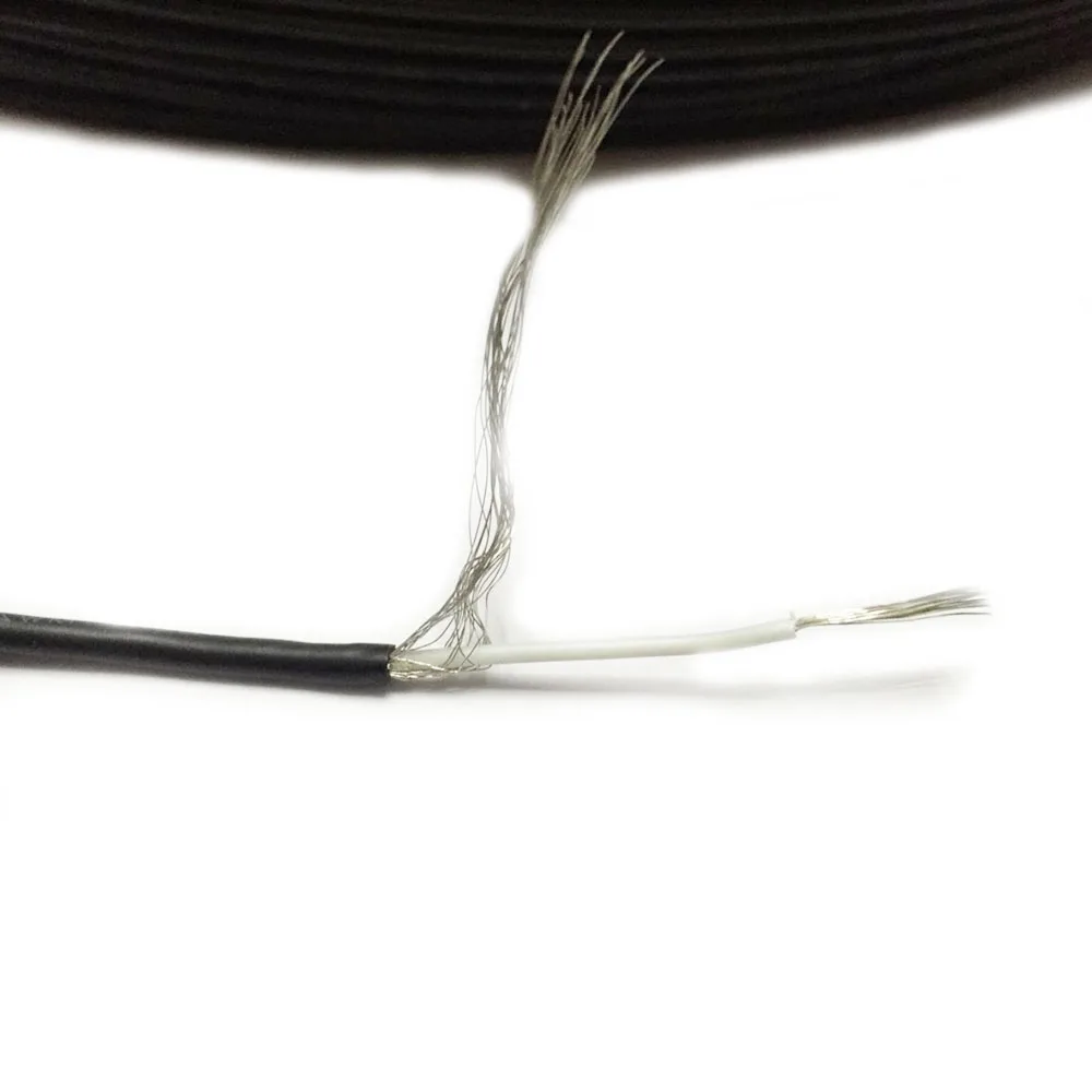20 метров Sprial экранированный аудио кабель UL1185 24AWG OD2.5MM одножильный проводник