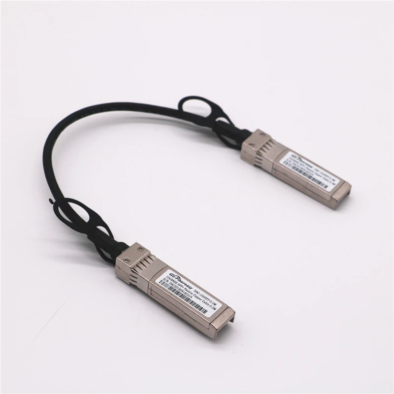 10G ЦАП кабель SFP+ пассивный прямой медный Twinax кабель 0,2 м 30AWG совместимый для Ubiquiti Mikrotik Zyxel Arista и т. Д