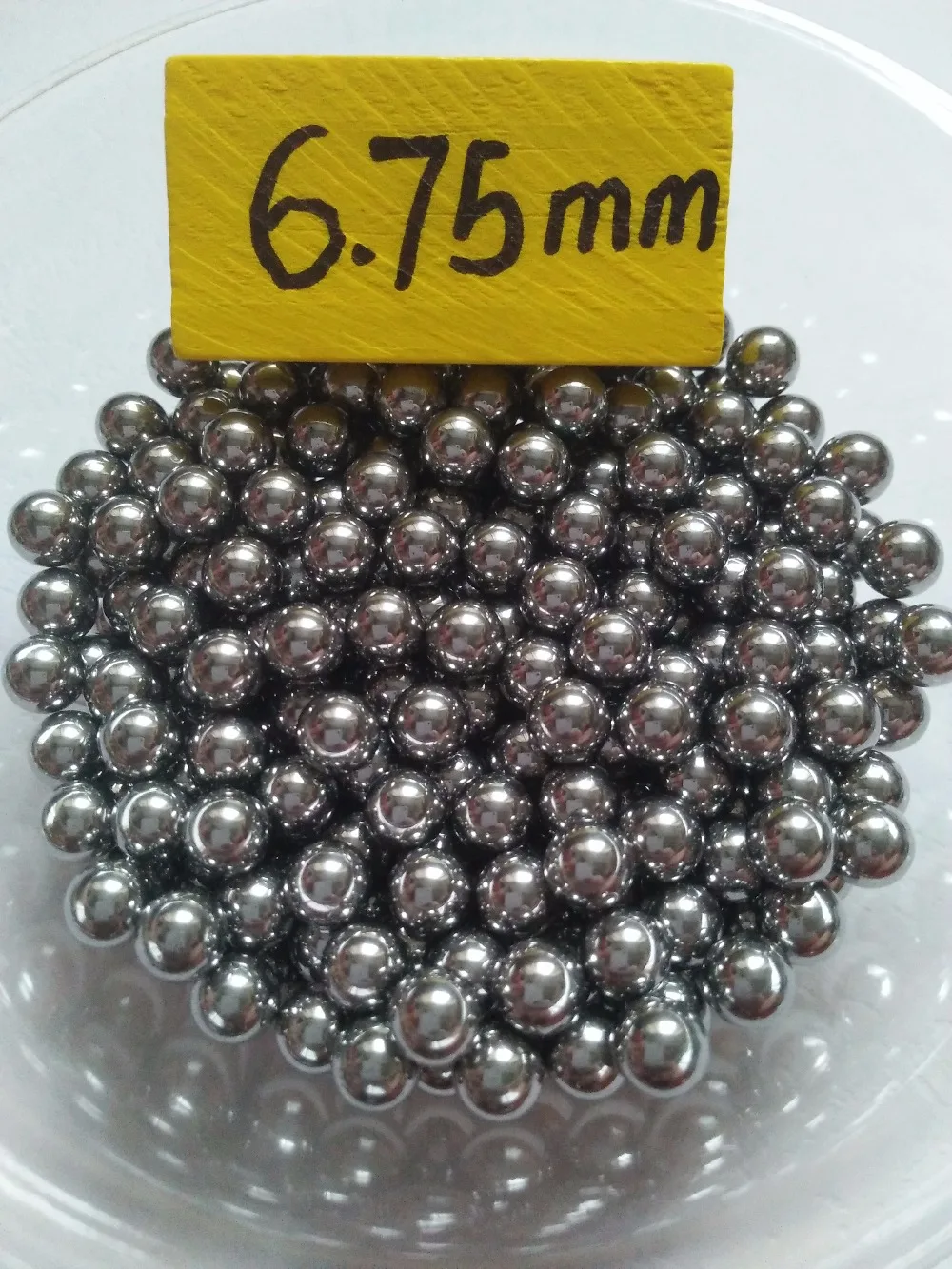 

Precision Steel Balls Hunting Slingshot Bearing steel ball G10 400 qty 6.75mm /0.2657 inch Steel Shot Slingshot Ammo Balls