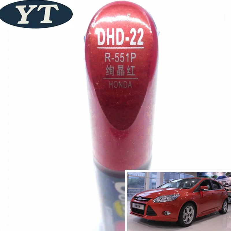 

Car scratch repair pen, auto brush paint pen RED color for Honda ACCORD, Fit City Odeysey HRV CR-V Spirior Civic