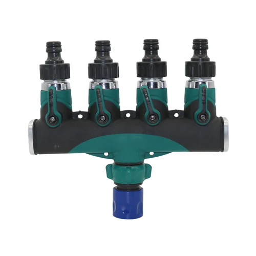 4 Way Connector 1 Набор водяных комплектов 3/4 дюймов американский стандарт резьба прямая Y Shapeed 4 ходовые соединители садовая система орошения фитинги - Цвет: 4 Way Connector
