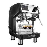 semi automatic espresso coffee machine commercial coffee cooker milk frother 3000w double water pump coffee maker crm3200b