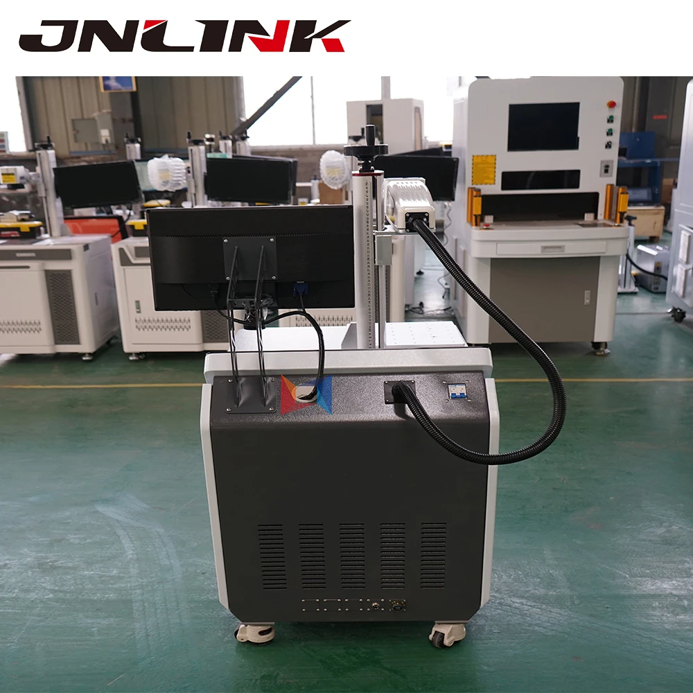 Медный цилиндр поверхность глубина Настольный cnc волоконный лазерный маркер