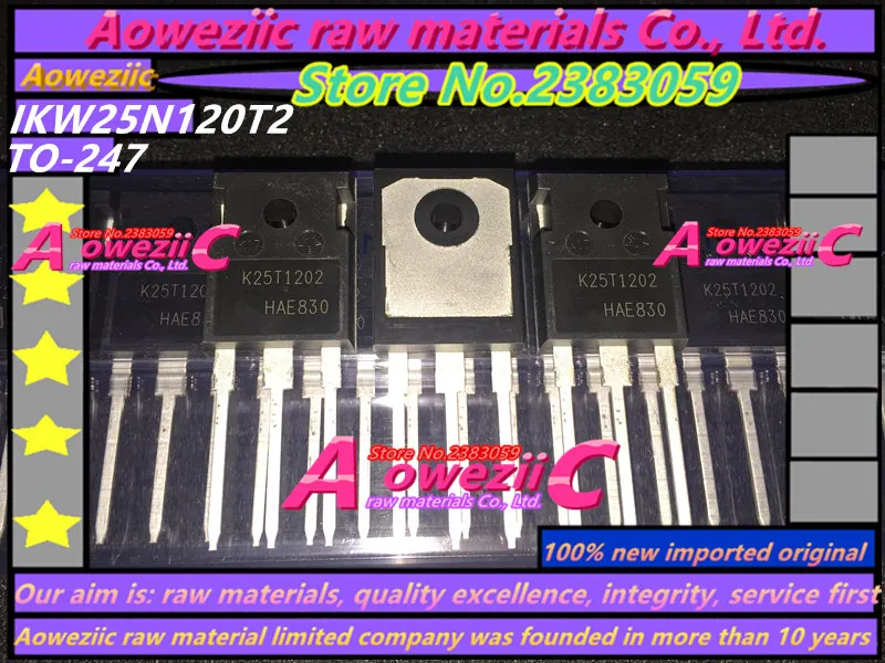 Aoweziic 2018 + 100% новый импортный оригинальный IKW25N120T2 K25T1202 TO-247 соленоид высокой