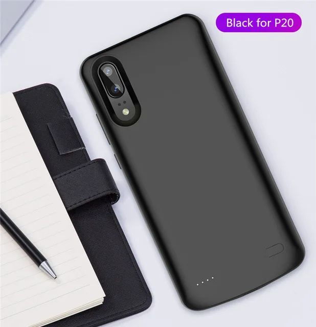 Black For P20 KQJYS внешняя зарядка аккумулятора 6000 мАч для huawei P20, зарядное устройство, чехол, внешний аккумулятор для huawei P20 Pro, чехол для аккумулятора - Цвет: Black For P20