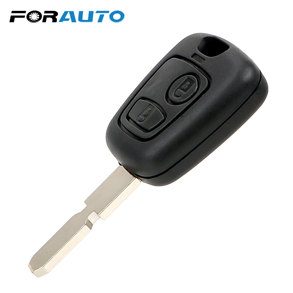 FORAUTO 2 кнопки ключи для Peugeot 406 407 307 107 205 206 207 чехол дистанционного ключа от машины