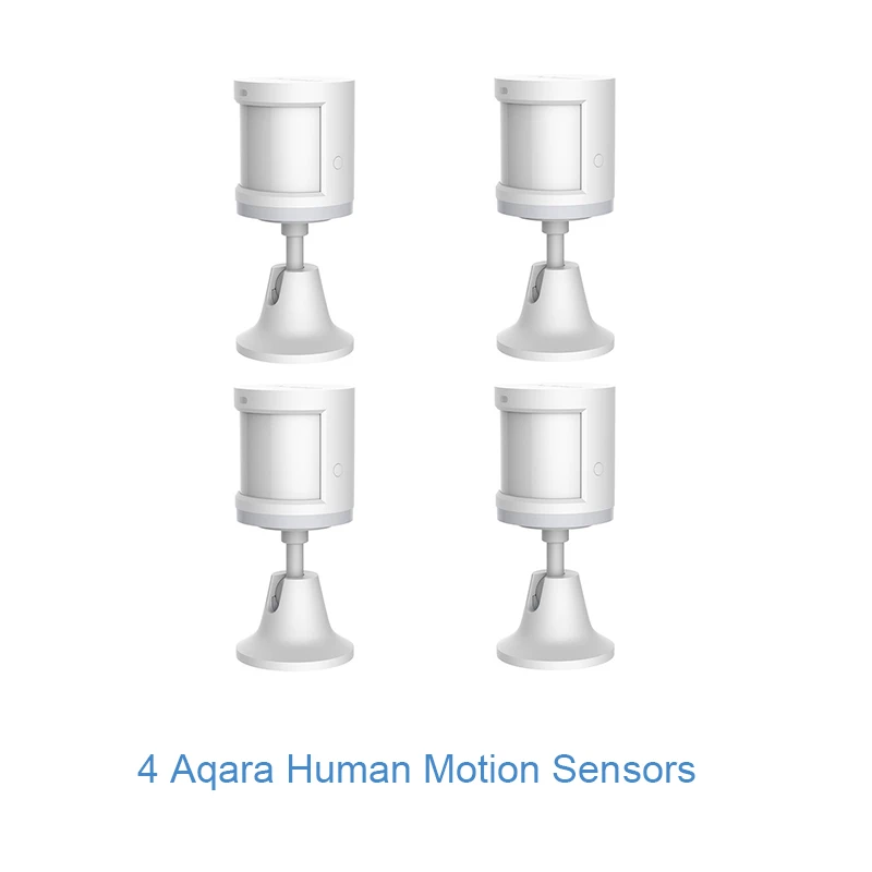 option 4 Большая распродажа Xiaomi Aqara Hub Gateway датчик движения человеческого тела Zigbee Соединение работает с Apple HomeKit Mijia App через Android и iOS - Color: option 4