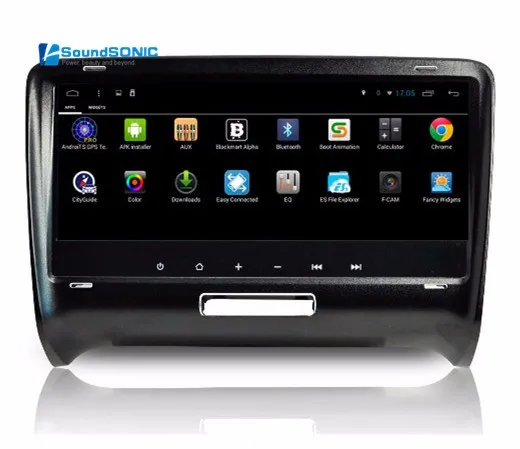 8,8 дюймов полный Сенсорный экран Android 6,0 Автомобильный DVD gps специально для Audi TT MK2 2006- с поддержкой Wi-Fi 1024*600 HD Экран