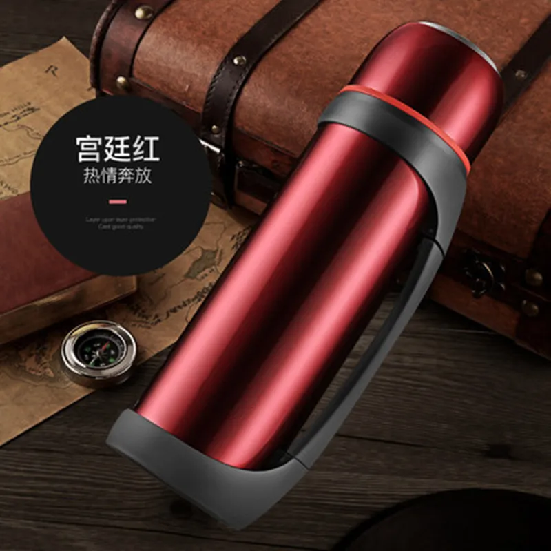 2000 мл 2.2L Нержавеющая сталь изолированный термос Термокружка путешествия Кофе