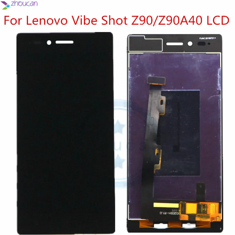 Для 5 0 &quotLenovo Vibe shot Z90 7 ЖК дисплей сенсорный экран дигитайзер с рамкой Замена для