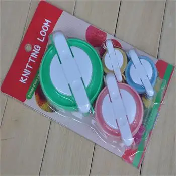Различн размер помпонное пух мяч уивер diy иглы вязание руководство помощник